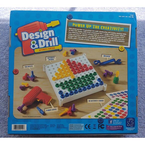 Educational Insights Design & Drill Activity Center Ages 3+ - Picture 2 of 16